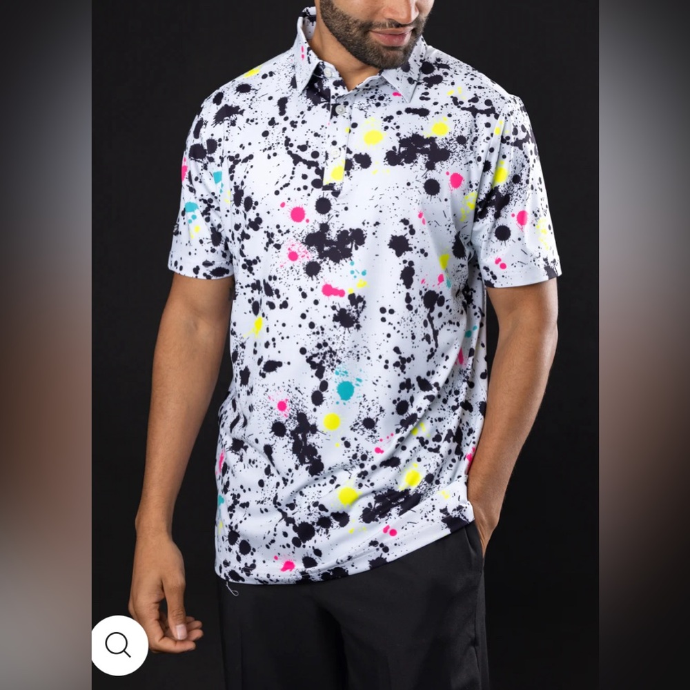 Sunday Swagger White SPLATTER Size XXL Mens
